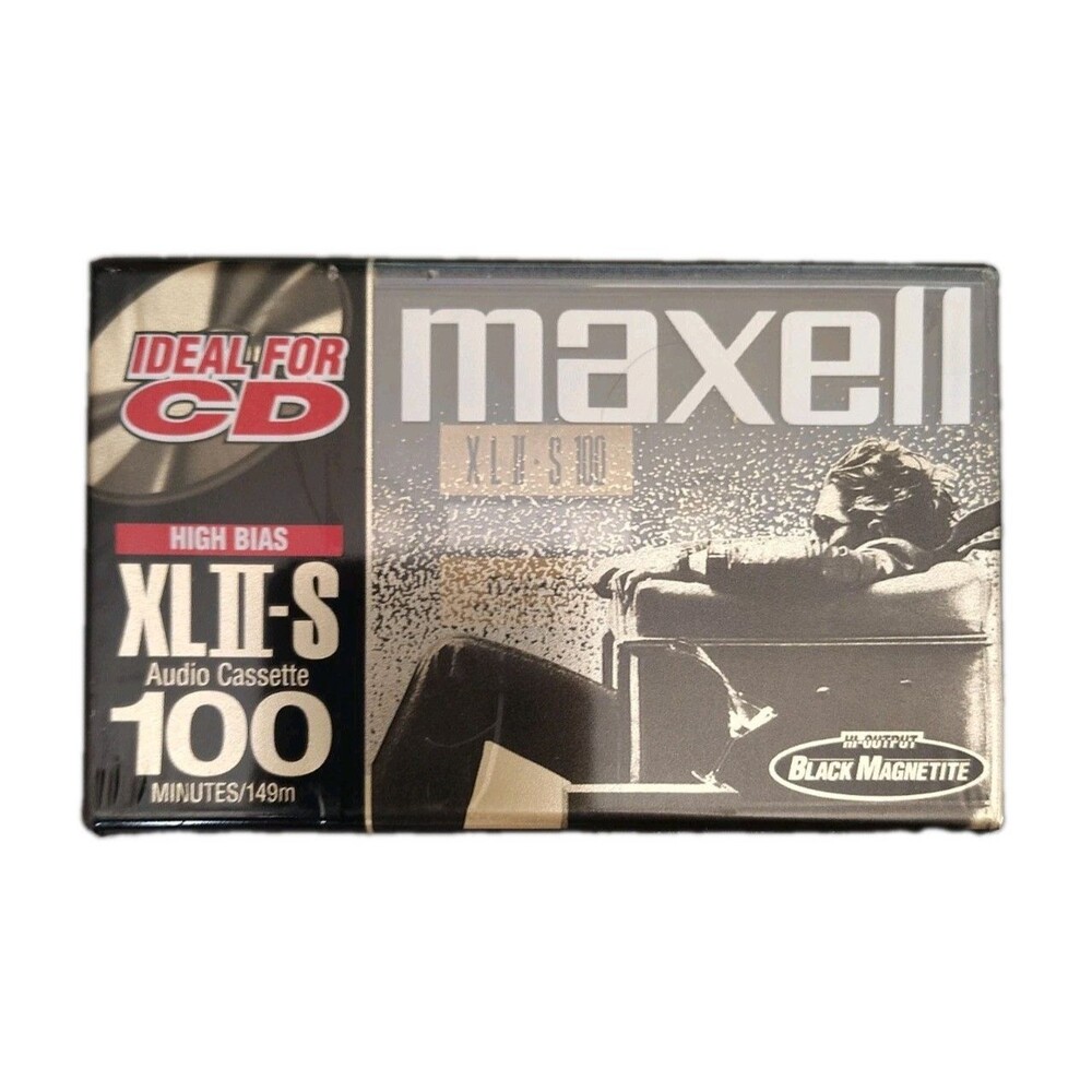 Maxell XLII-S 100 High Bias Audio Blank Cassette Tape Type II NEW SEALED